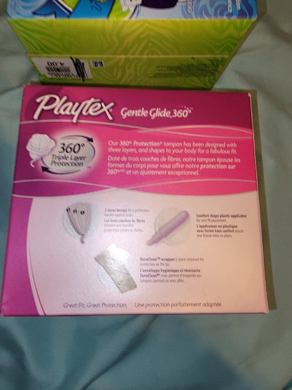 Playtex gentle glide 360° super 36 box tampons + Tampax Pearl Compak 40 - Picture 5 of 5